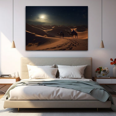 Desert at Night Painting